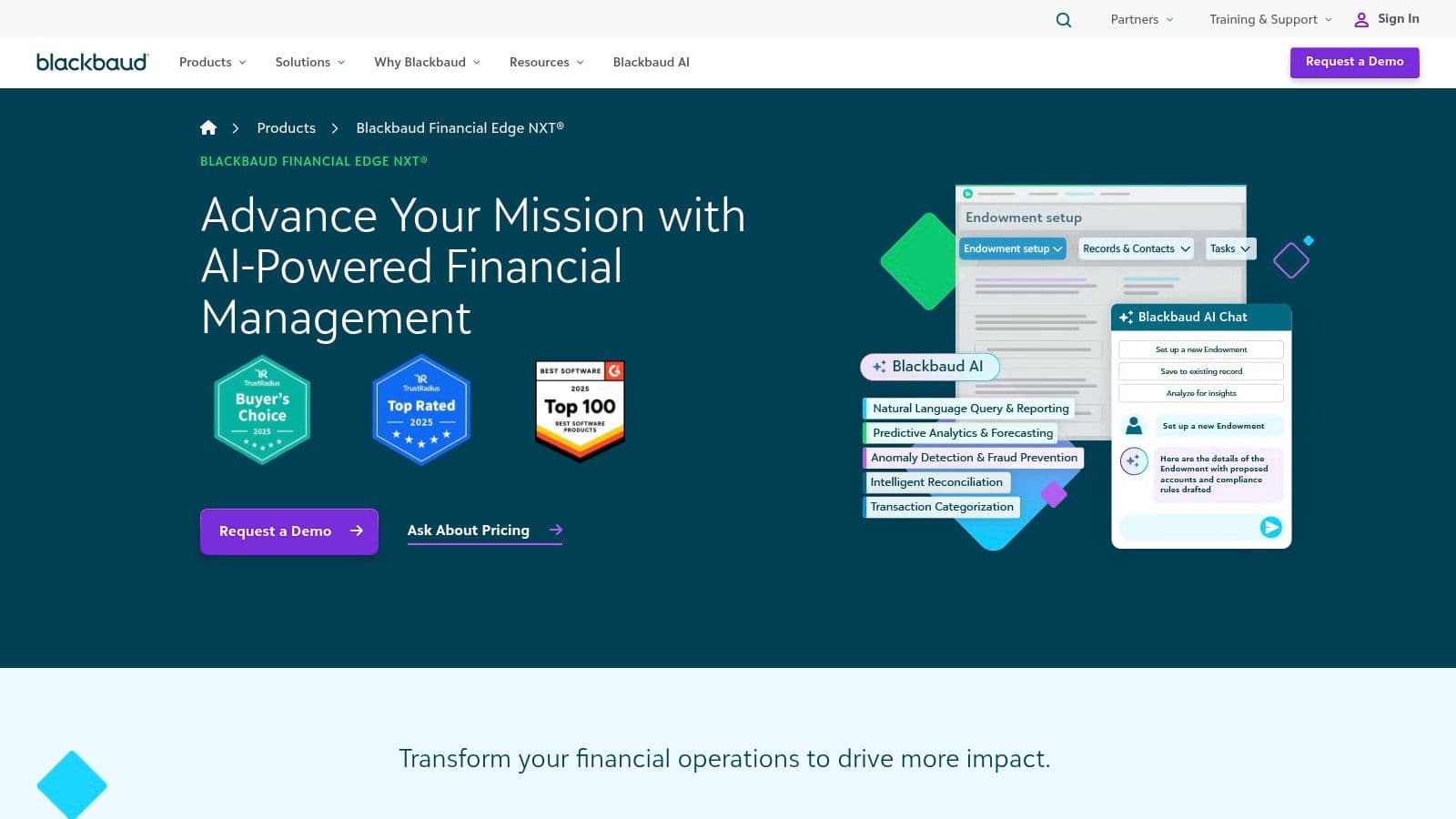 Blackbaud Financial Edge NXT