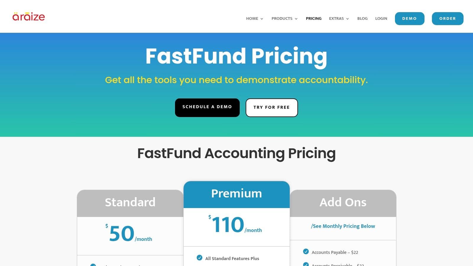 Araize FastFund Online